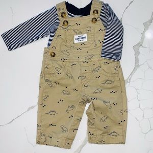 Carter’s Dinosaur Overalls Outfit